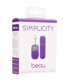 Beau Slim Remote Control Vibrating Egg
