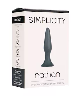 Nathan Small Conical Butt-plug With Suction Cup