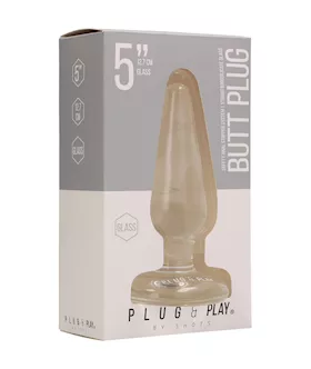 Butt Plug - Rounded - Glass