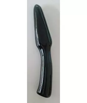 Green Curved Glass Dildo