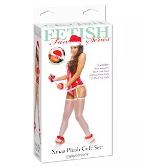 Ff Xmas Plush Cuff Set
