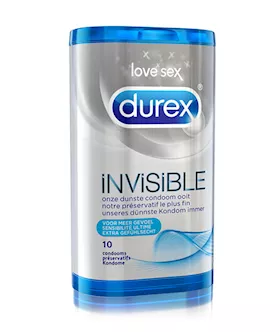 Durex Invisible Condoms 10 Pcs
