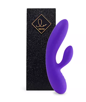 Feelztoys Lea Vibrator Medium Purple Glitter