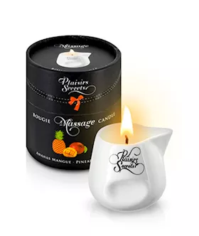 Plaisirs Secrets Massage Candle Pineapple & Mango