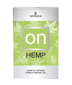 Sensuva On Arousal Oil For Her Hemp Oil Infused