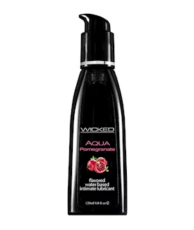 Wicked Aqua Pomegranate Waterbased Lubricant 120 Ml