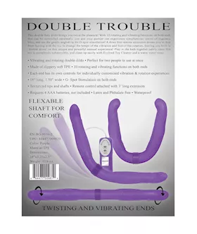 Evolved Double Trouble Vibrating Dildo