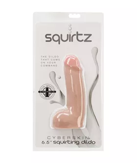 Squirtz Cyberskin 6.5inch Squirting Dildo