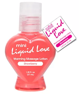 Liquid Love Warming Massage Oil 125 Oz - Strawberry