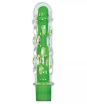 Neon Glass Vibrator Green