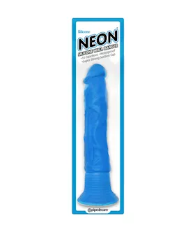 Neon Vibrating Suction Cup Dildo