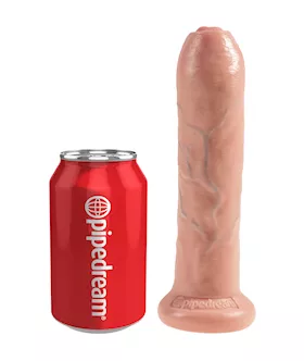 King Cock 7 Inch Uncut Cock Strap-on Harness