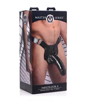 Infiltrator Ii Hollow Strap-on & 10 Inch Dildo