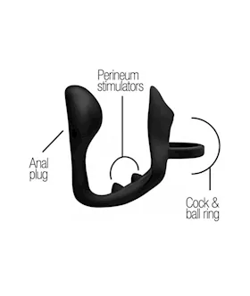 Anal Plug And Cock And Ball Ring