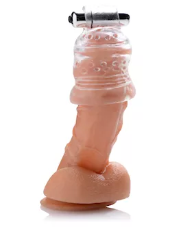 Clear Vibrating Penis Head Teaser