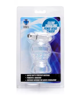 Clear Vibrating Penis Head Teaser