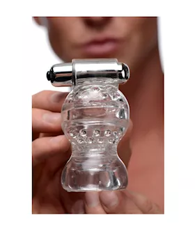 Clear Vibrating Penis Head Teaser