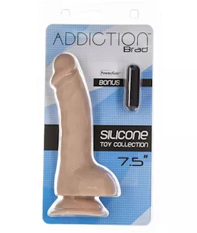 Brad 7.5 Inch Suction Cup Dildo With Balls