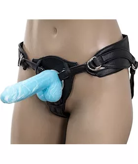 Luke Glow In The Dark 7.5 Inch Dildo With Balls