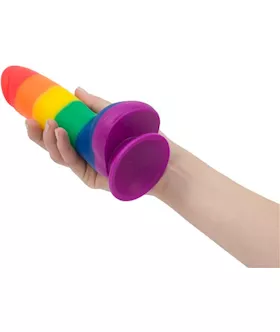 Justin Rainbow 8 Inch Dong With Balls