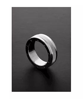 Cool & Knurl Cock Ring - (15x50mm)