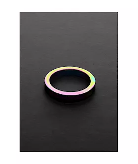Rainbow Flat Cock Ring - (8x45mm)