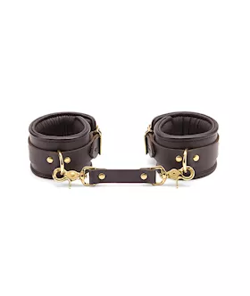 Coco De Mer Leather Ankle Cuffs