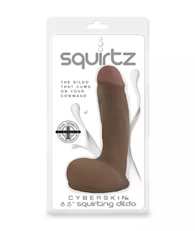 Squirtz Cyberskin 8.5 Inch Squirting Dildo
