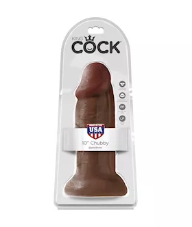 King Cock 10 Inch Chubby Dildo