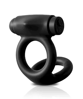 Control By Sir Richards Vibrating Silicone Cock And Ball Ring