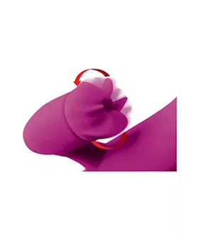 Inmi Pleasure Petal Silicone Rabbit Vibe With Rotating Petals