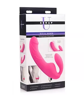 Royal Rider Vibrating Strapless Dildo