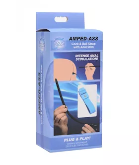Amped Ass Cock & Ball Strap With Anal Estim
