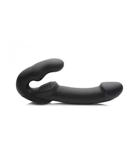 Evoke Rechargeable Vibrating Silicone Strapless Strap-on