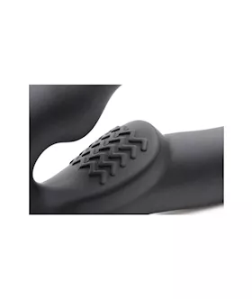 Evoke Rechargeable Vibrating Silicone Strapless Strap-on