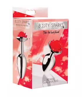 Booty Sparks Red Rose Anal Plug