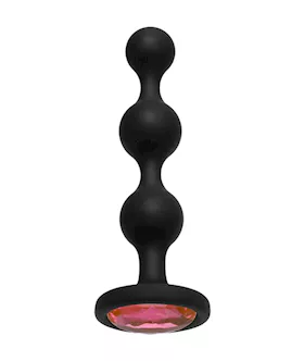 Booty Bling Jeweled Anal Bead Plug