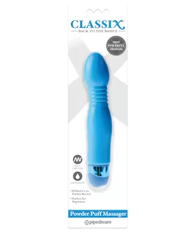 Classix Powder Puff Multispeed Massaging Pocket Rocket