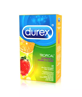 Durex Tropical Flavoured Condoms 12 Pack