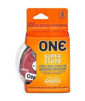 One Super Studs Condoms 3 Pack