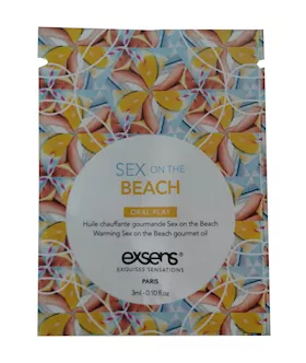 Warming Gourmet Massage Oil Sachet - Sex On The Beach