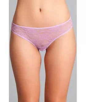 Lace And Strap Floral Panty - L