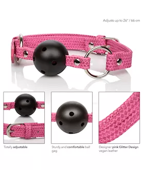 Calexotics Tickle Me Pink Ball Gag