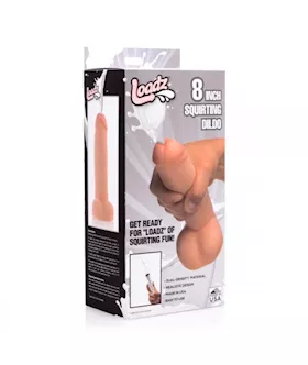 8 Inch Realistic Dual Density Squirting Dildo