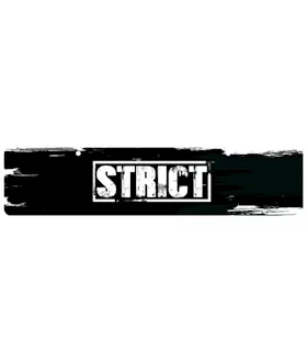 Strict Display Sign  23inch x 55inch
