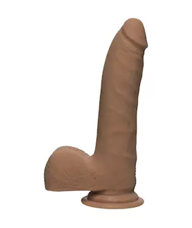 The Ultraskyn Realistic Slim Dildo With Balls