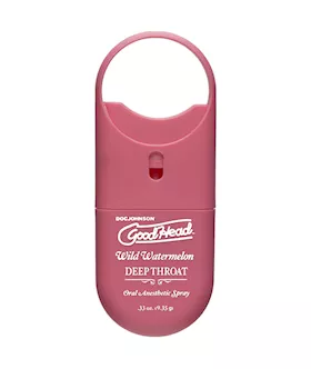 Doc Johnson GoodHead Deep Throat Spray To Go  Watermelon