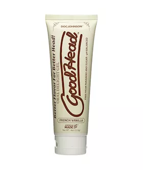 Goodhead - Oral Delight Gel - 4 Oz Tube - French Vanilla - French Vanilla
