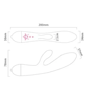 Zalo Rosalie Luxury Rabbit Vibrator