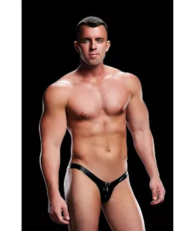 Low Rise Thin Strap Open Back Brief (S/m)